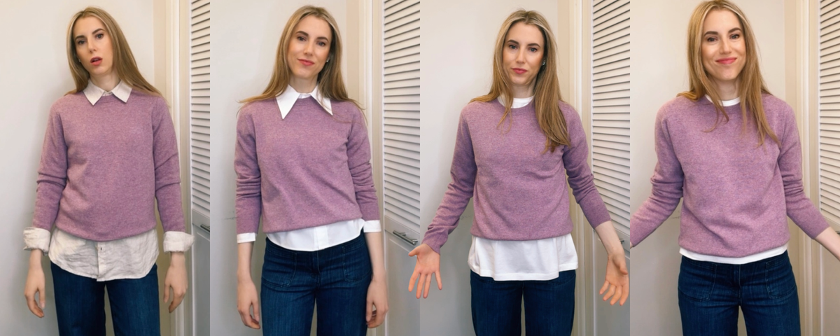 Styling a classic cashmere sweater